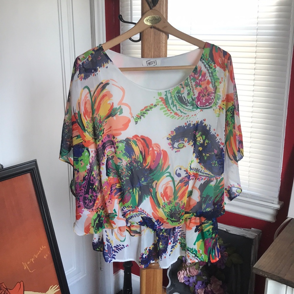 West K blouse